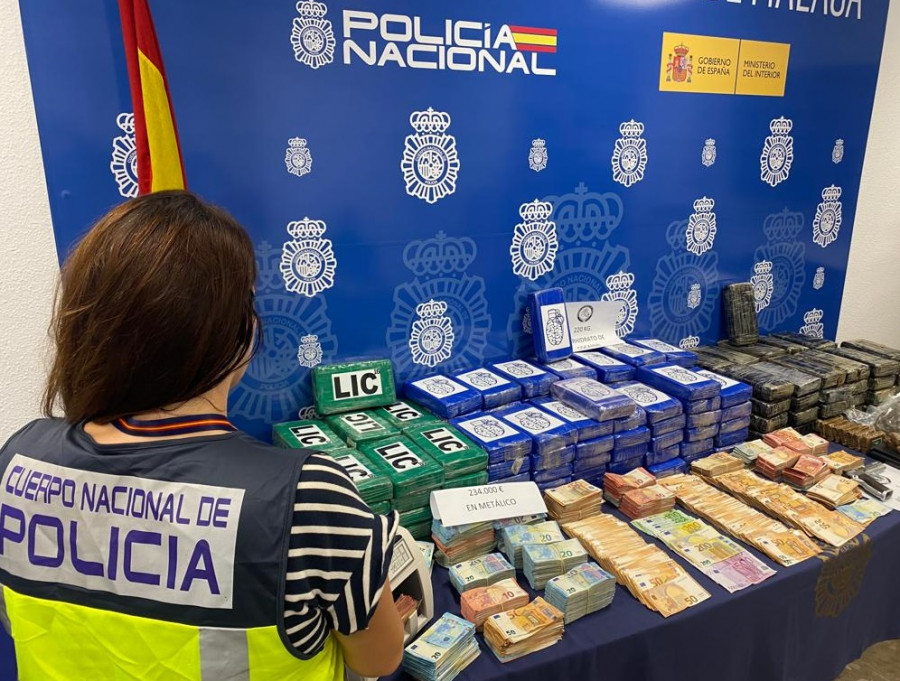 Intervienen 230 kilos de cocaína a una red de Málaga que vinculan con los Charlines