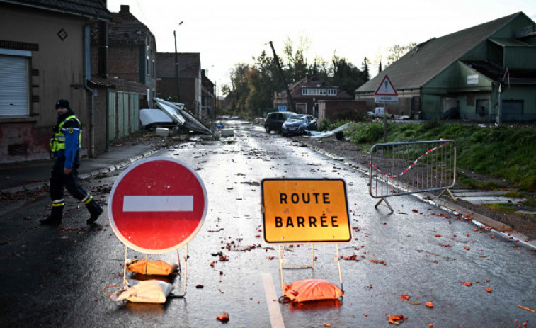 Dos tornados en el norte de Francia causan abundantes daños materiales