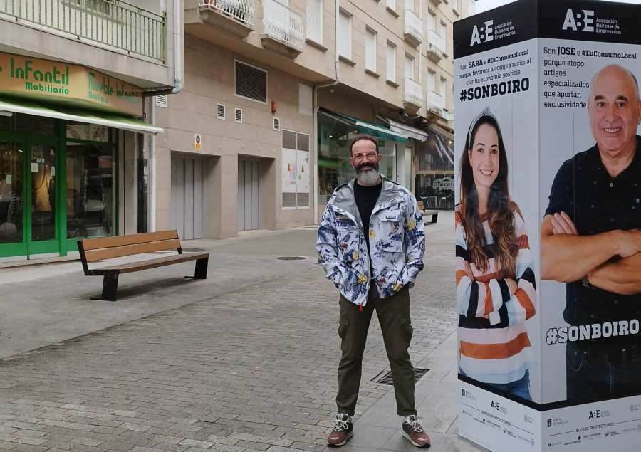 La ABE pone en marcha la campaña “Eu comercio local. Eu son Boiro” con el protagonismo de los clientes