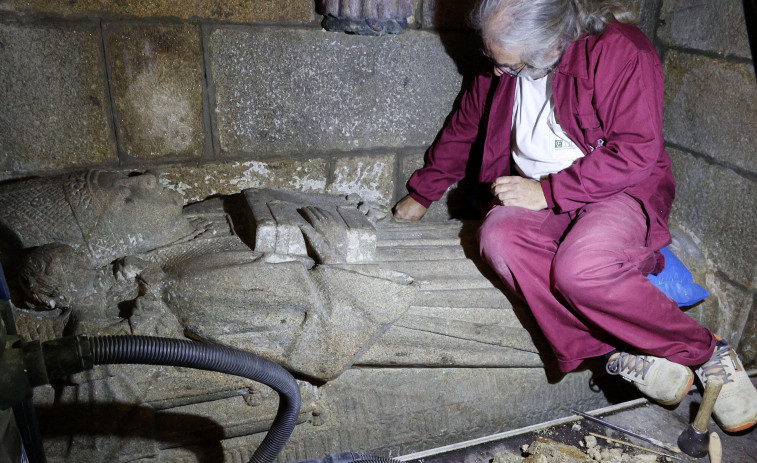 Una excavación en Vilaxoán busca el nexo entre Colón y Pedro Madruga