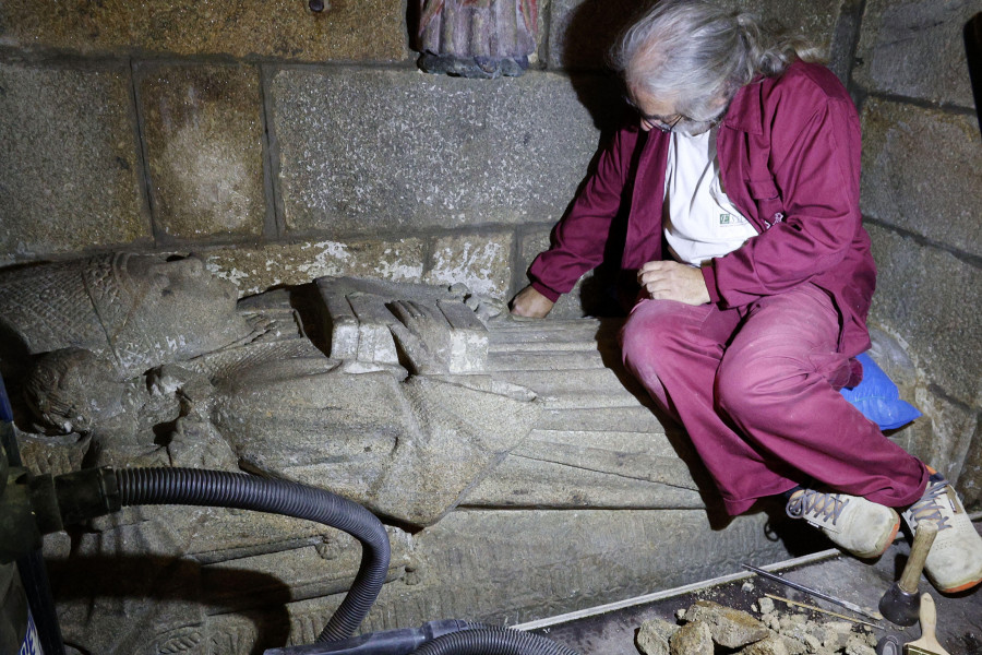 Una excavación en Vilaxoán busca el nexo entre Colón y Pedro Madruga
