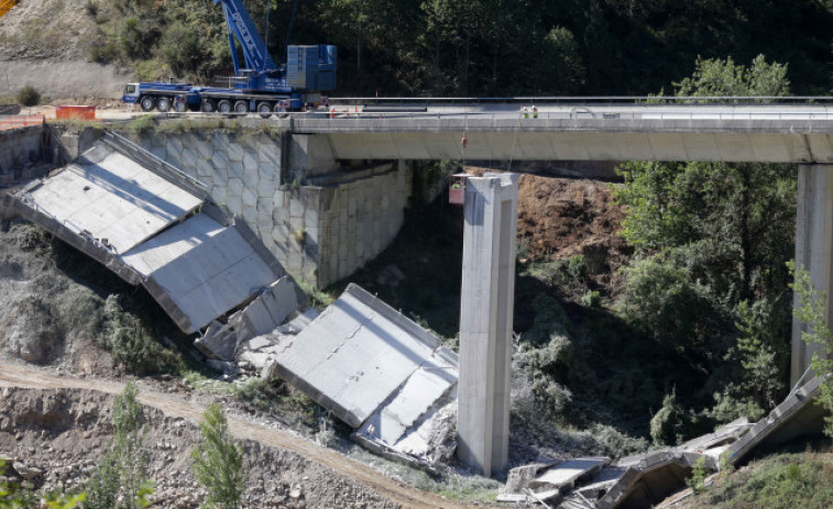 El deterioro del hormigón y los trabajos de reparación desataron el colapso del viaducto de la A-6 en Pedrafita