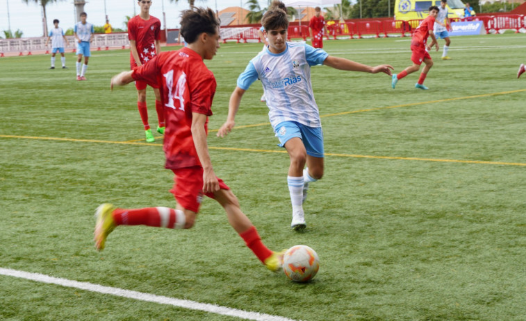 El caldense Rubén Fernández marca en la victoria de Galicia Sub 16 ante Madrid