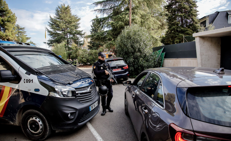 Herido por un artefacto explosivo un empleado de la Embajada de Ucrania en Madrid