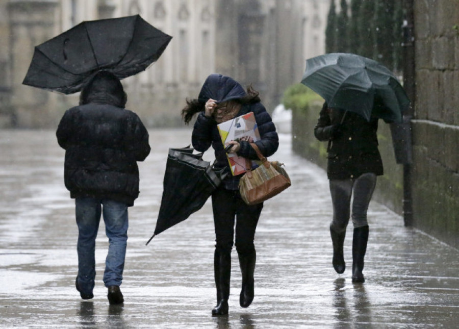 Una borrasca en el Cantábrico traerá a Galicia vientos fuertes y lluvias