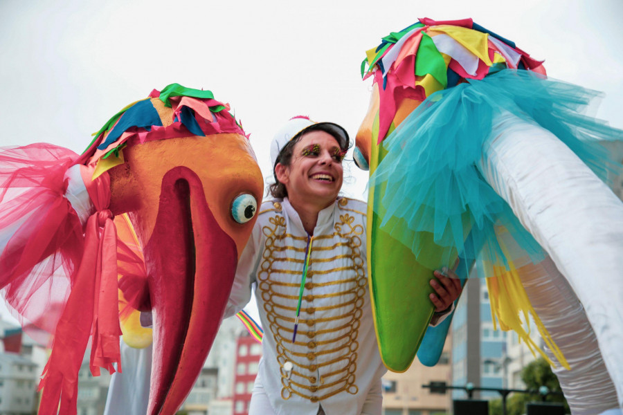 La Cabalgata de Reyes de Ribeira irá acompañada de un espectáculo de animación con danza de pájaros