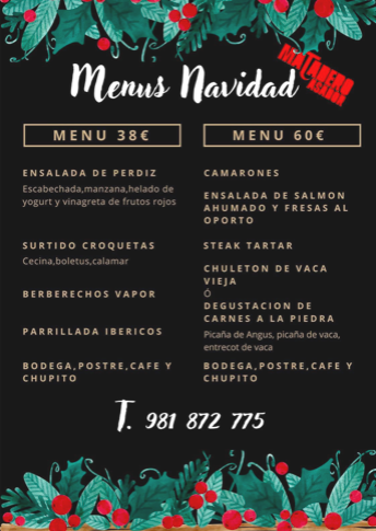 Menu00fas Navideu00f1os Matadero 