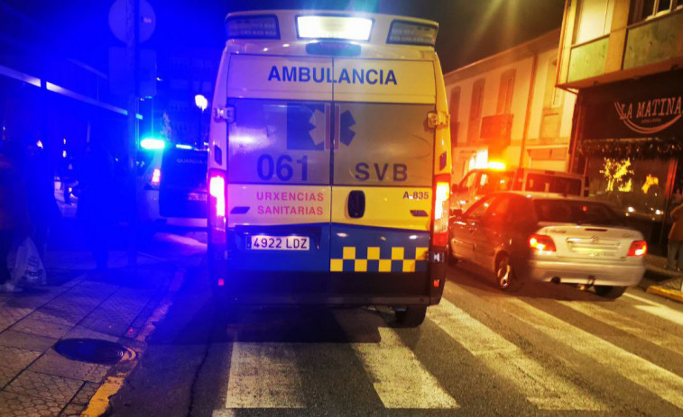 Herida una niña al ser atropellada en un paso de peatones de Boiro por un coche que se dio a la fuga