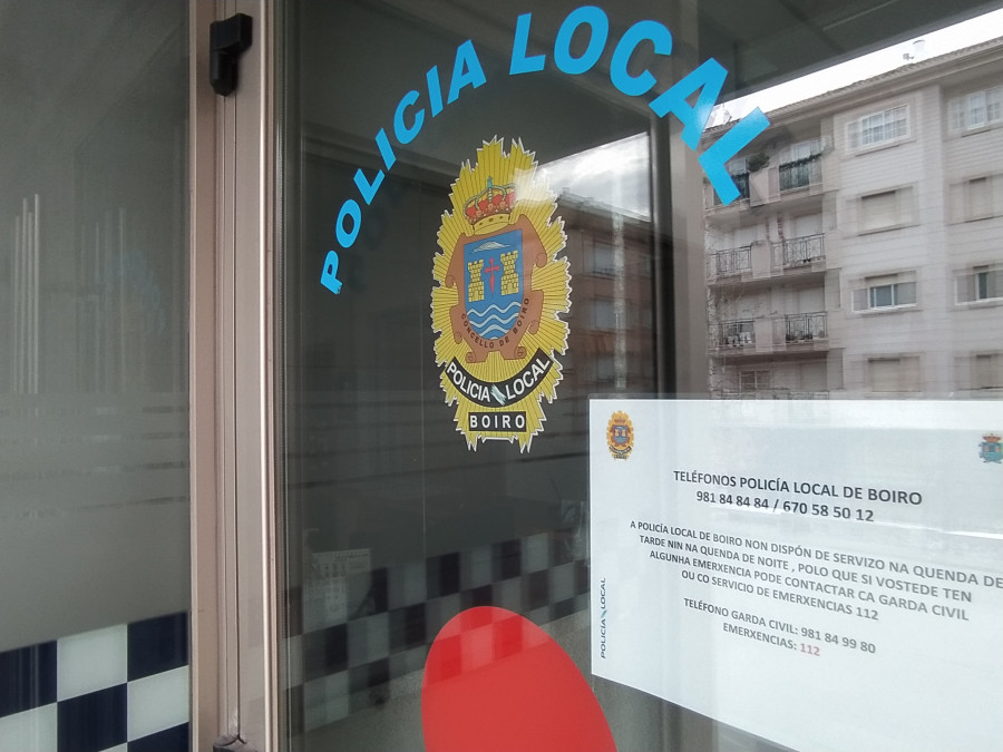 La Policía Local de Boiro no tendrá servicio en Fin de Año ni Año Nuevo, como ya sucedió en Nochebuena y Navidad