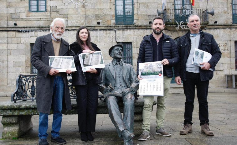 Cambados une en una ruta con códigos QR su patrimonio en esculturas de reputados artistas