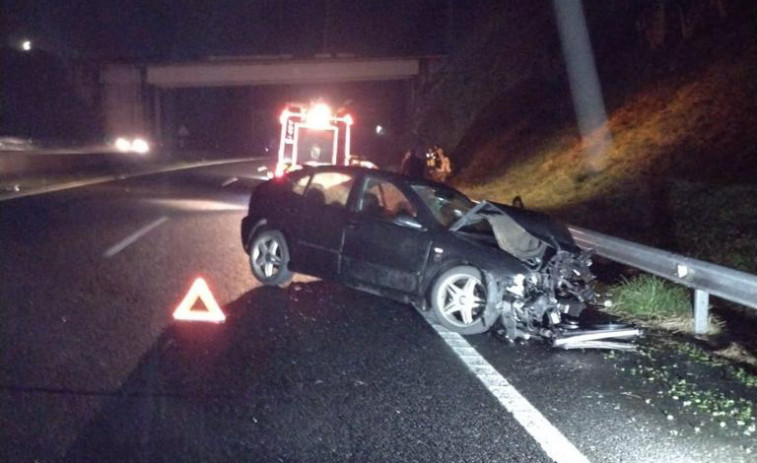 Una colisión múltiple en la Autovía do Barbanza, a la altura de Espiñeira, en Boiro, se salda sin lamentar heridos de gravedad