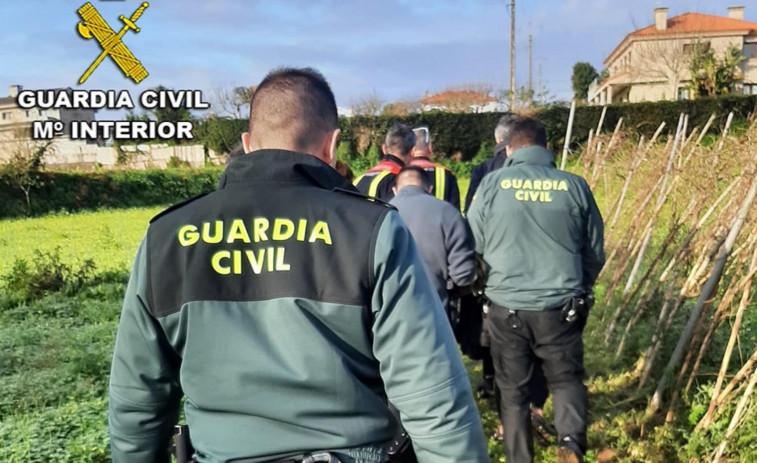 Hallan a un vecino de Portonovo desaparecido durante casi veinte horas tras salir a su habitual paseo