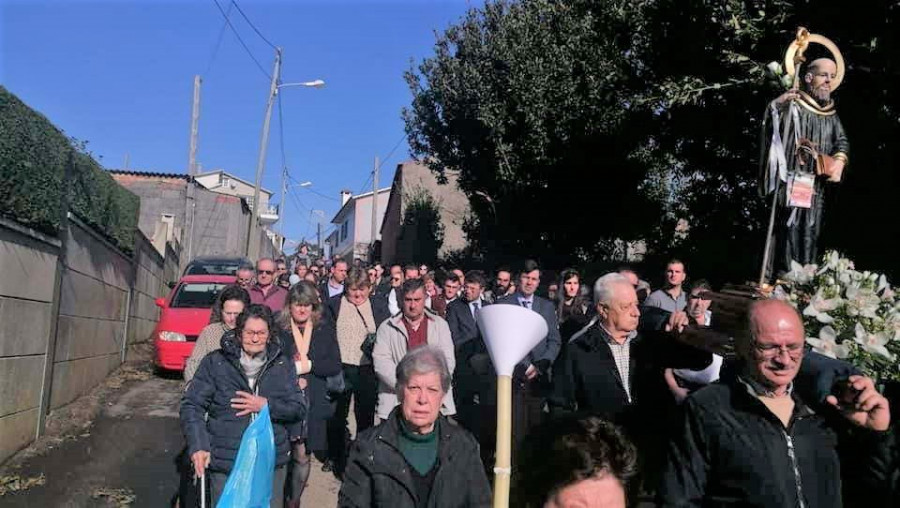 Las parroquias de Arra y Adina inician con San Amaro los festejos de sus fiestas patronales