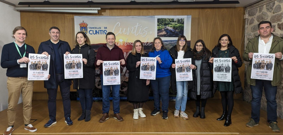 Los Secretos pondrán la banda sonora a Cuntis un  día antes de la Festa do Lacón