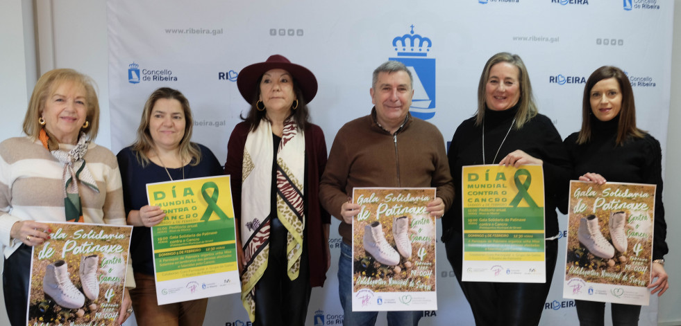 Ribeira acogerá el 4 de febrero una gala de patinaje para recaudar fondos destinados a la investigación sobre el cáncer