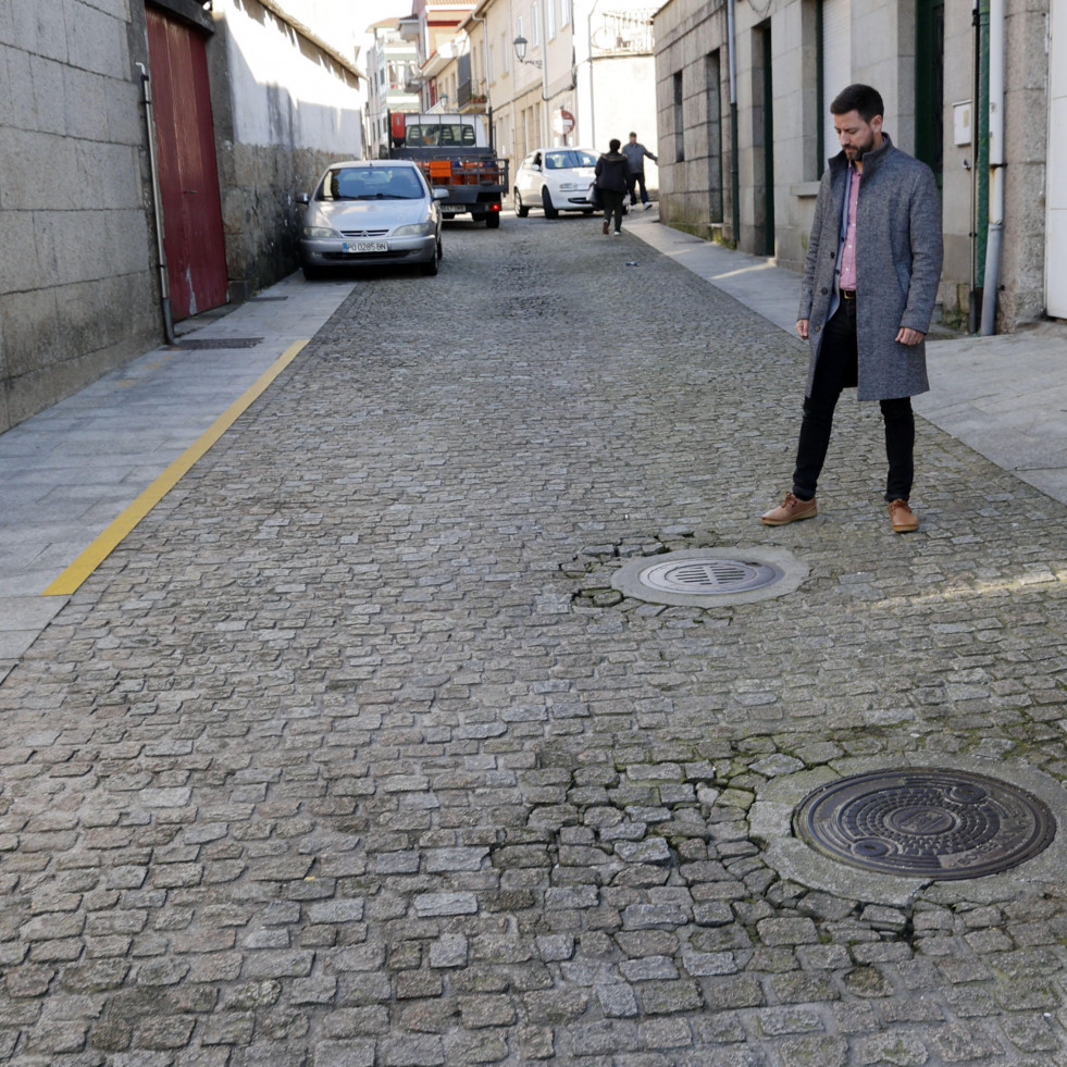Cambados proyecta reformas en media docena de calles del centro histórico y en la Praza do Concello