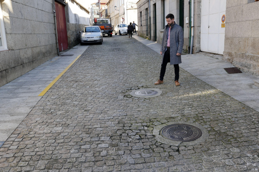 Cambados proyecta reformas en media docena de calles del centro histórico y en la Praza do Concello