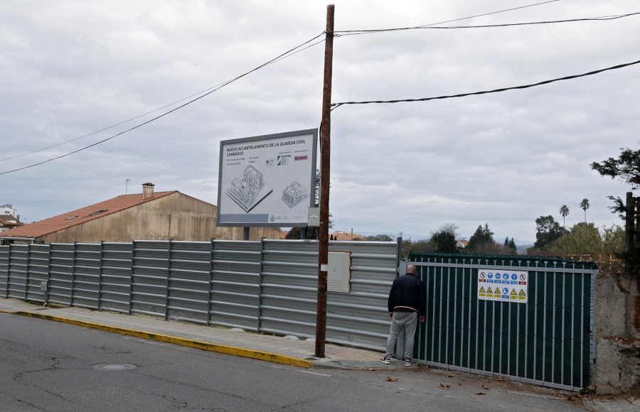 Retoman las obras del nuevo cuartel de Cambados, que costará tres millones más