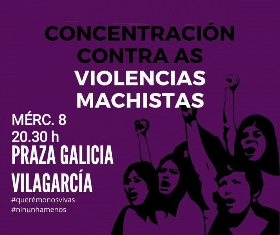 O Soño convoca una concentración en Vilagarcía contra el feminicidio de Baiona