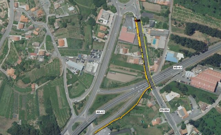 La Xunta aprueba el proyecto para la senda peatonal que unirá ambos márgenes de la autovía de O Salnés, en Sanxenxo, por 180.000 euros