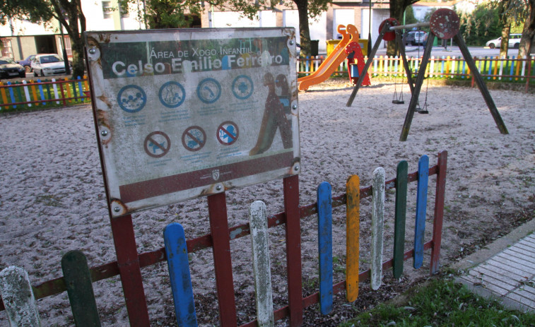 Estos son los nuevos elementos de juego del parque Celso Emilio Ferreiro, en Vilagarcía