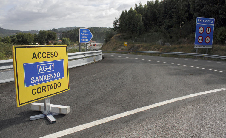La Autovía do Salnés sufrirá el corte de un carril durante un mes para estabilizar un talud