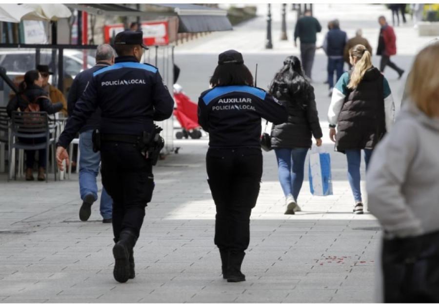 La Policía Local detiene en Vilagarcía a una mujer por su actitud violenta contra su marido y los agentes