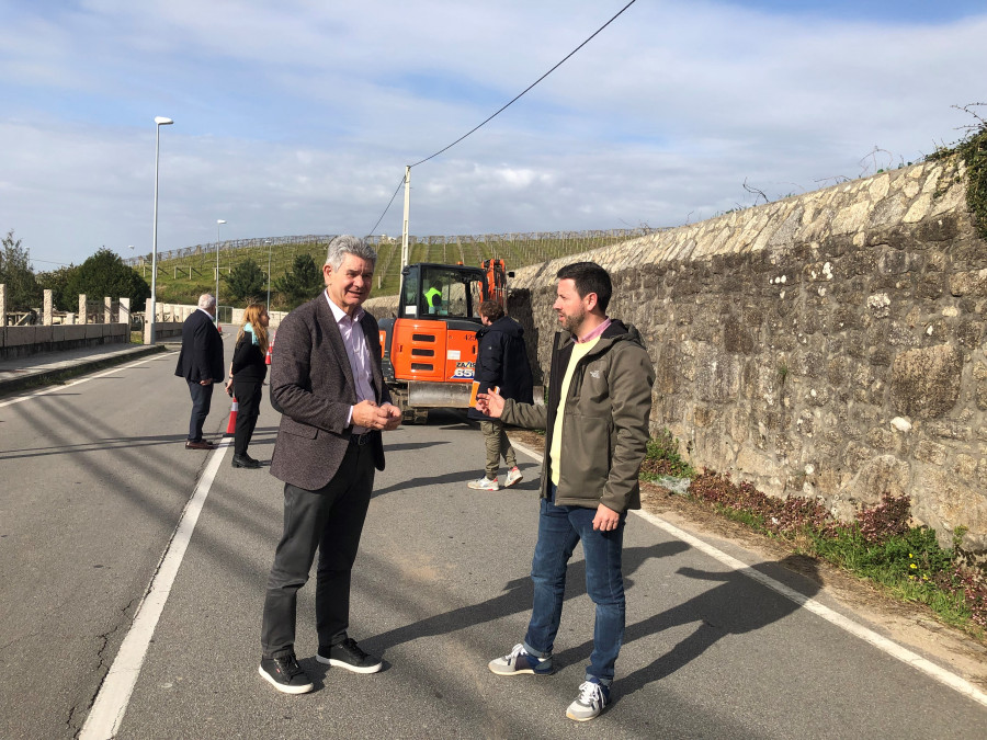 La Diputación inicia las obras de mejora de la seguridad vial en carreteras de Cambados