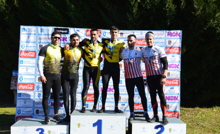 Ramón Ferro y Carlos Gutier, del Náutico O Muiño, campeones gallegos de C2