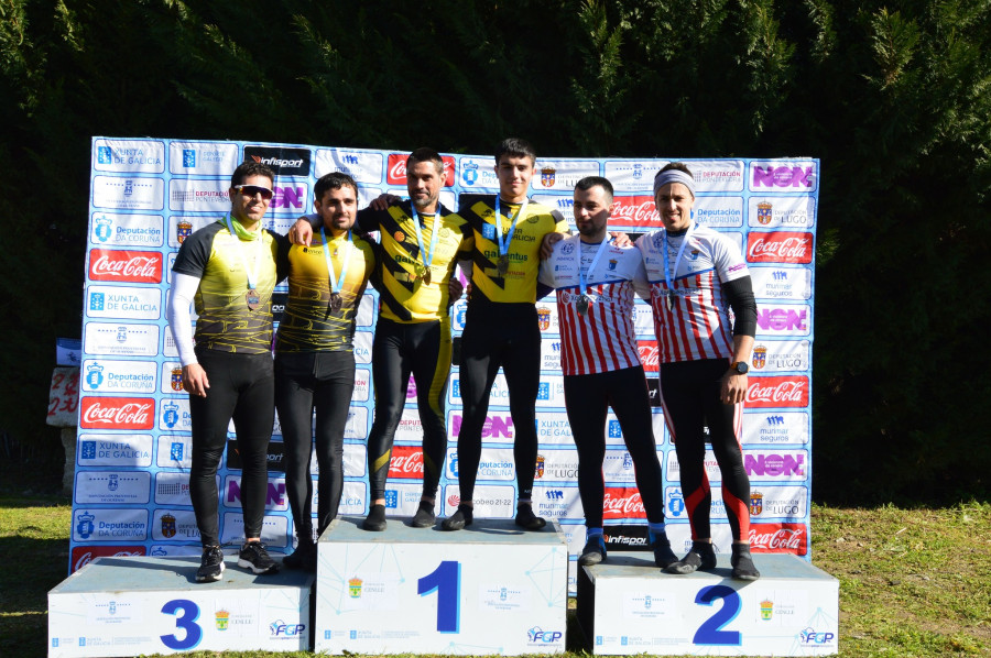 Ramón Ferro y Carlos Gutier, del Náutico O Muiño, campeones gallegos de C2