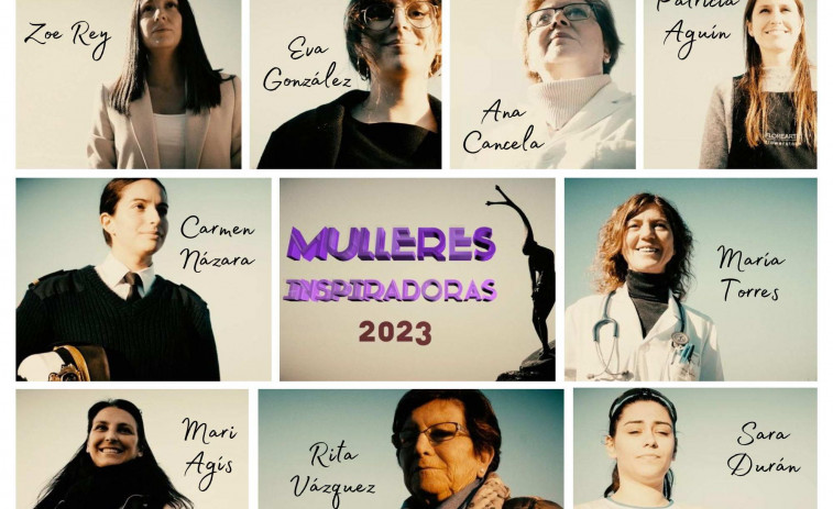 Sanxenxo elige a las nueve mujeres inspiradoras para conmemorar el 8-M