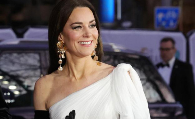 Kate Middleton brilla en los Bafta con pendientes de Zara de 15 euros