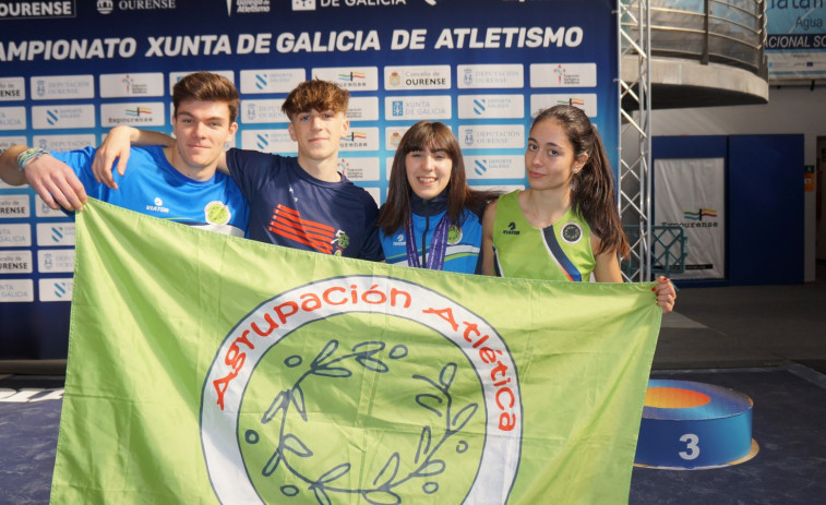 Xoel Otero y Lucía Sánchez se proclaman campeones gallegos Sub 20