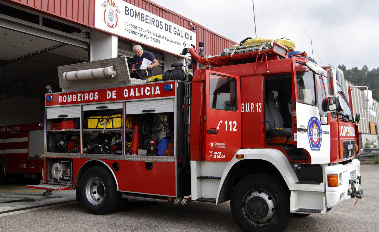 Los Bomberos van a la huelga indefinida desde el lunes en O Salnés