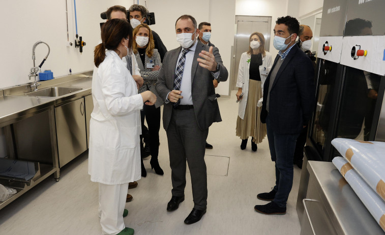 Las obras de la nueva central de esterilización del Hospital do Salnés entran en la recta final