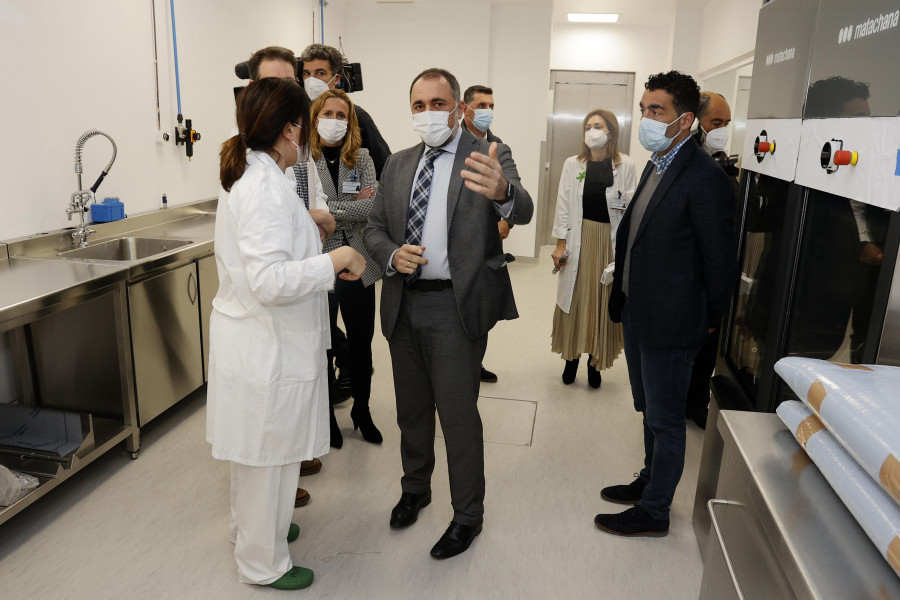 Las obras de la nueva central de esterilización del Hospital do Salnés entran en la recta final