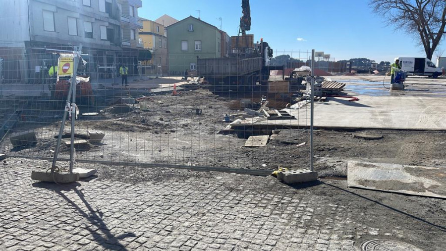 El BNG de A Illa alerta que la aceleración de las obras de O Regueiro y Avenida Castelao por fines electorales puede afectar a los acabados