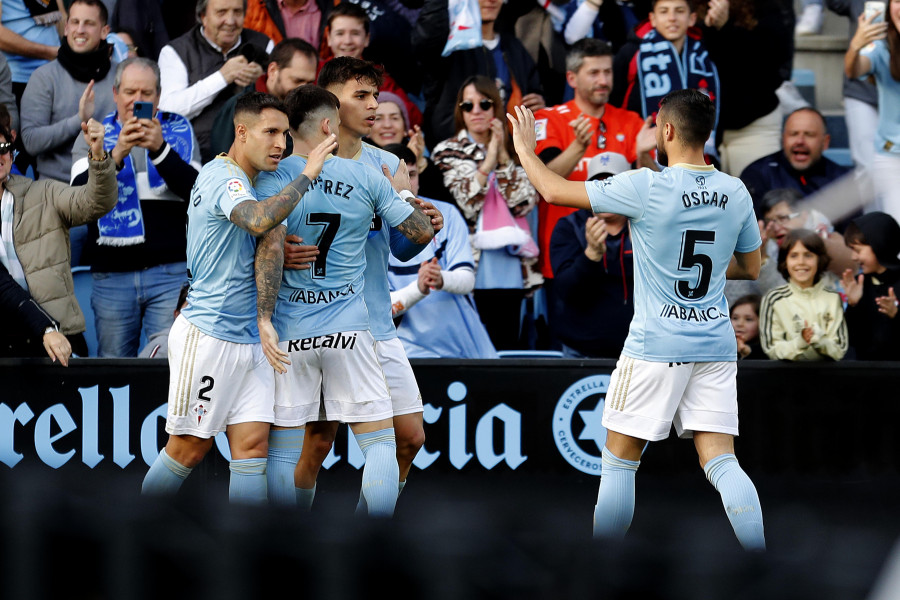 El recital de Gabri Veiga tumba al Valladolid ante el Celta (3-0)