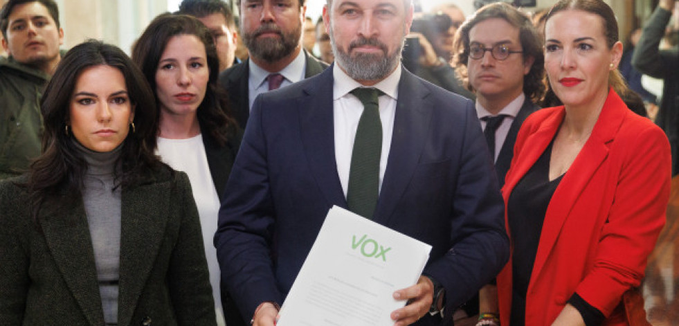 Abascal registra la moción de censura 