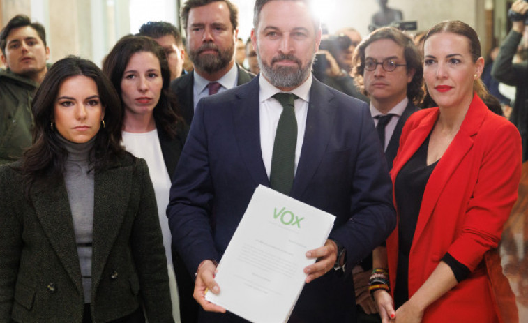 Abascal registra la moción de censura 