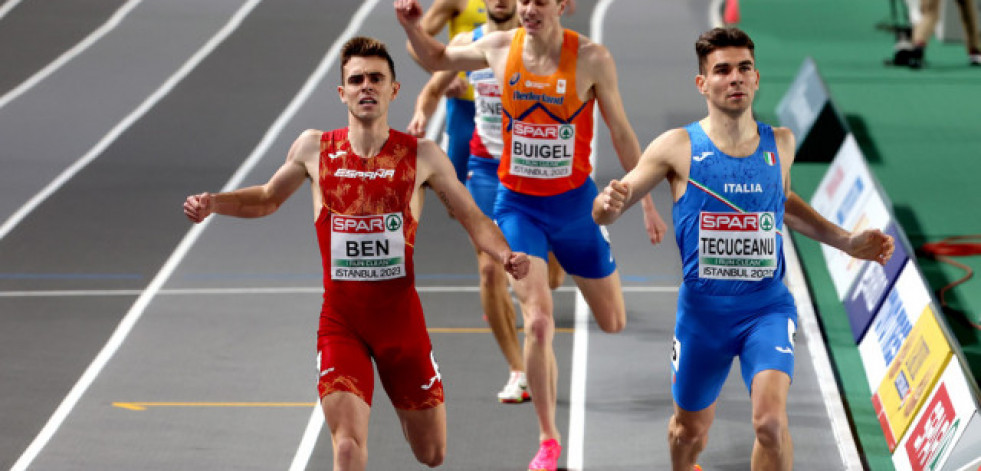El gallego Adrián Ben por la vía directa a las semifinales de 800 metros