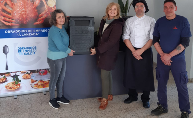 Solidaridad y platos calientes para Cáritas desde el Obradoiro de Hostalería A Lanzada V