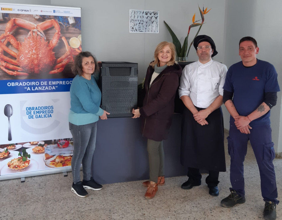 Solidaridad y platos calientes para Cáritas desde el Obradoiro de Hostalería A Lanzada V