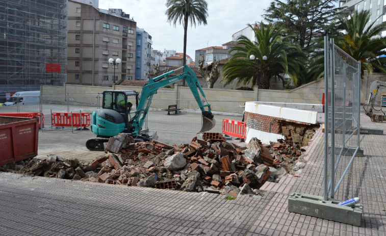 Comienza la transformación de la Praza do Pazo en un espacio con capacidad para 1.350 personas