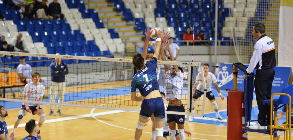 El Rotogal Boiro Voleibol consuma su descenso de la Superliga