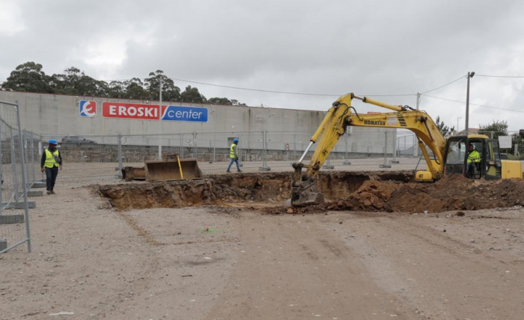 Burger King empieza a construir su nuevo restaurante en Vilanova con la previsión de abrirlo en tres meses