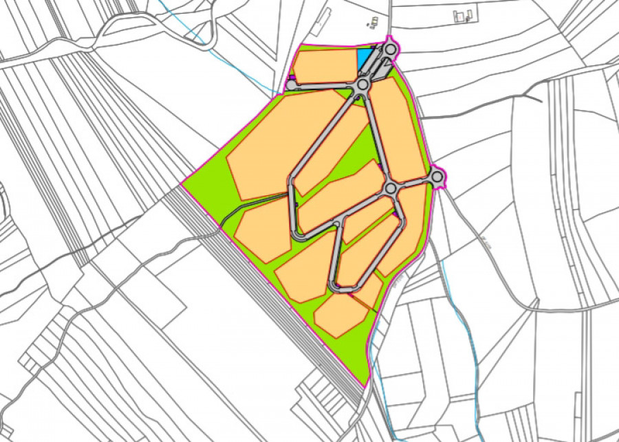 El futuro polígono industrial de Ribeira contempla 156.808 metros cuadrados de suelo para empresas