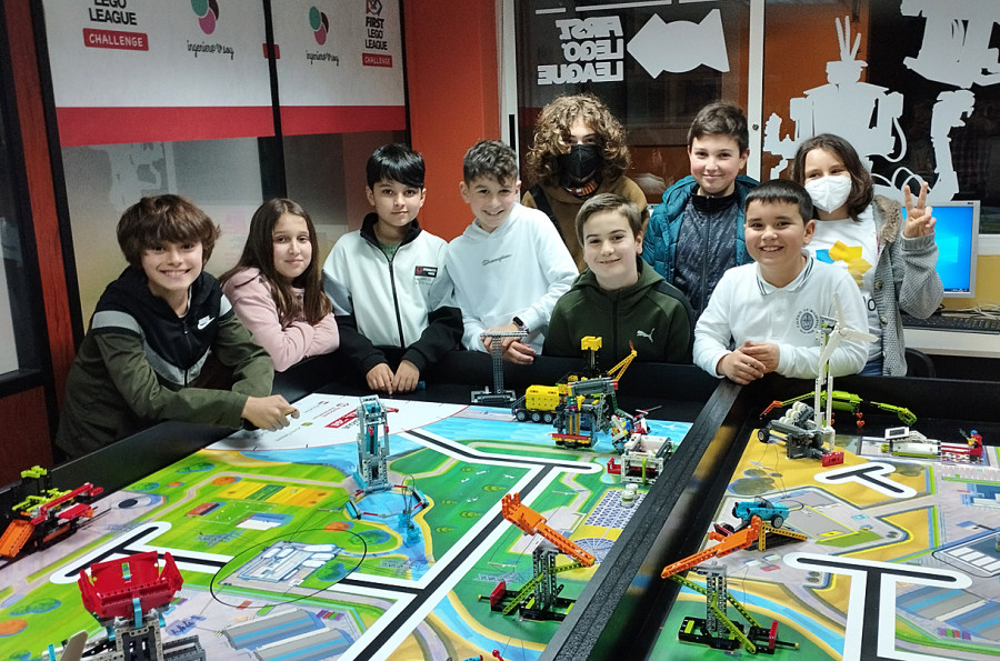 Todos los equipos de robótica de O Barbanza vuelven a triunfar en la First Lego League de Galicia