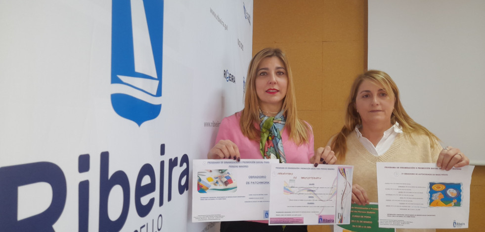 Servizos Sociais de Ribeira añade talleres de musicoterapia y autocuidado de la imagen a su oferta para mayores
