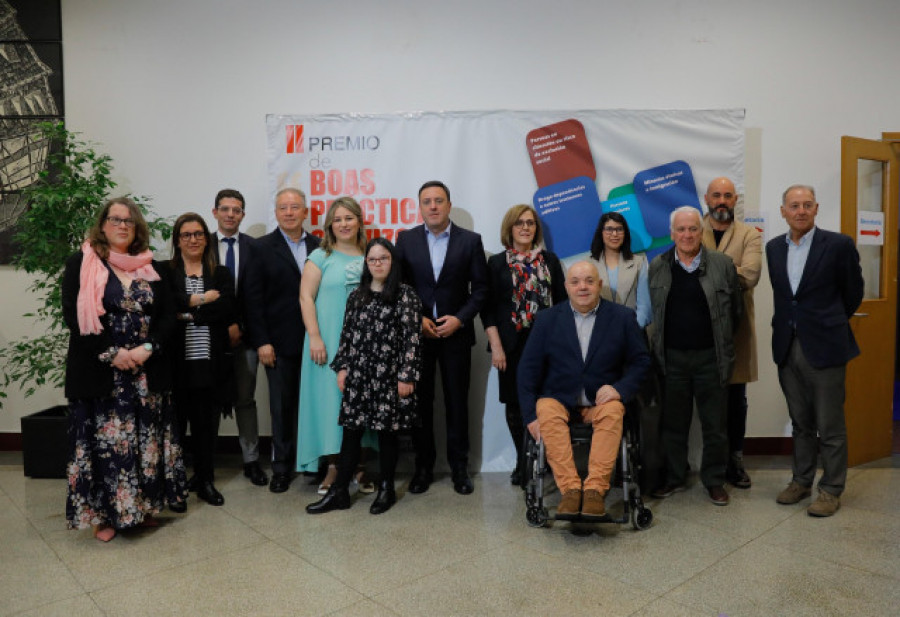 La Diputación de A Coruña premia cinco entidades “polo seu traballo a favor da inclusión”